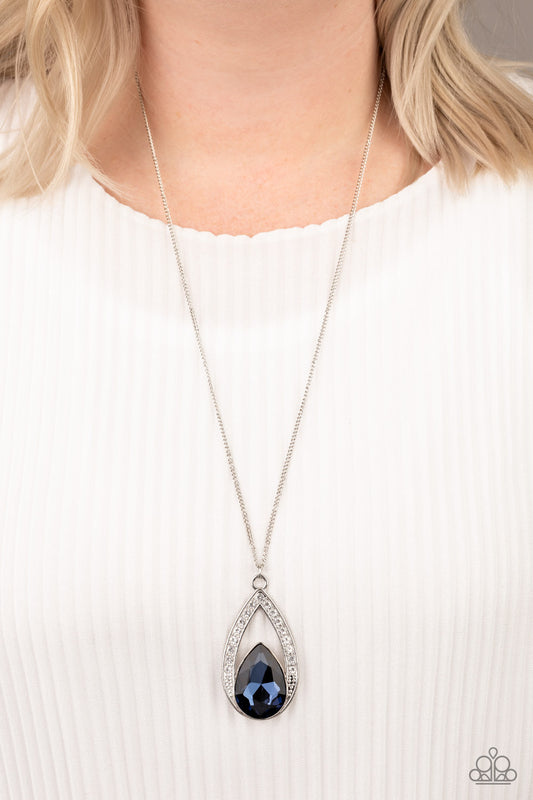 Notorious Noble Blue Necklace