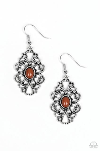 Over The POP Brown Earring