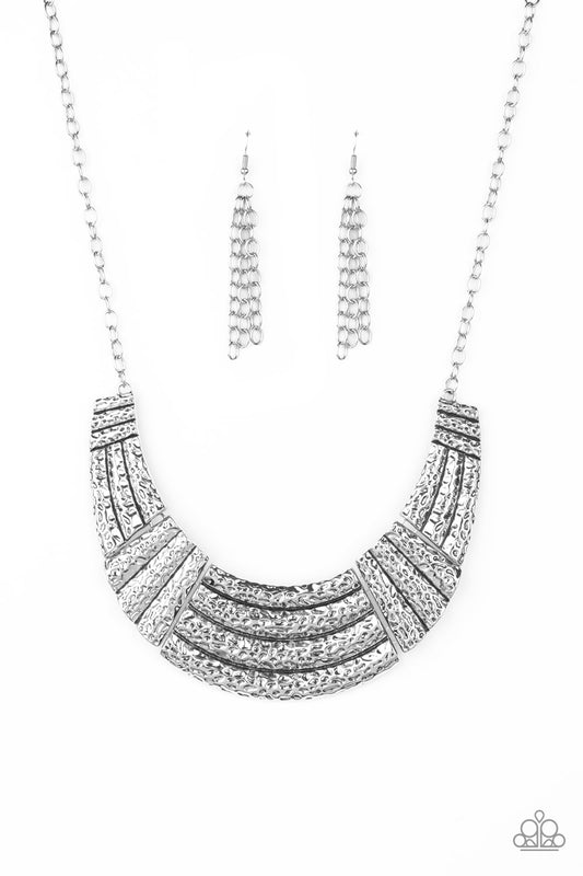 Ready To Pounce Silver Necklace