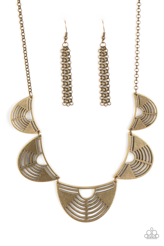 Record-Breaking Radiance Brass Necklace