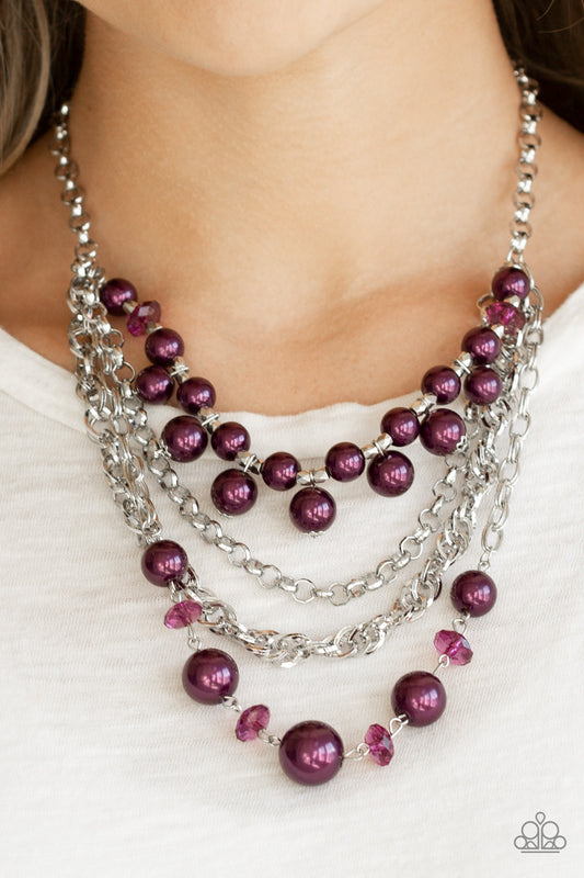 Rockin Rockette Purple Necklace