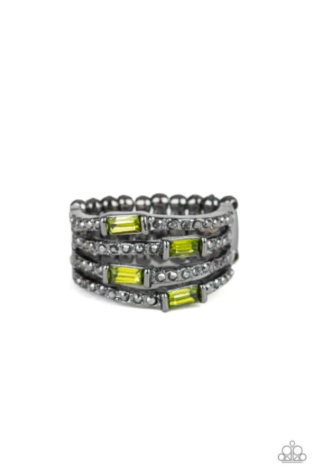 Royal Reflections Green Ring