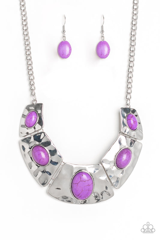 RULER In Favor Purple Necklace