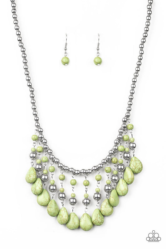 Rural Revival Green Necklace
