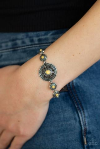 Rustic Renegade Yellow Bracelet