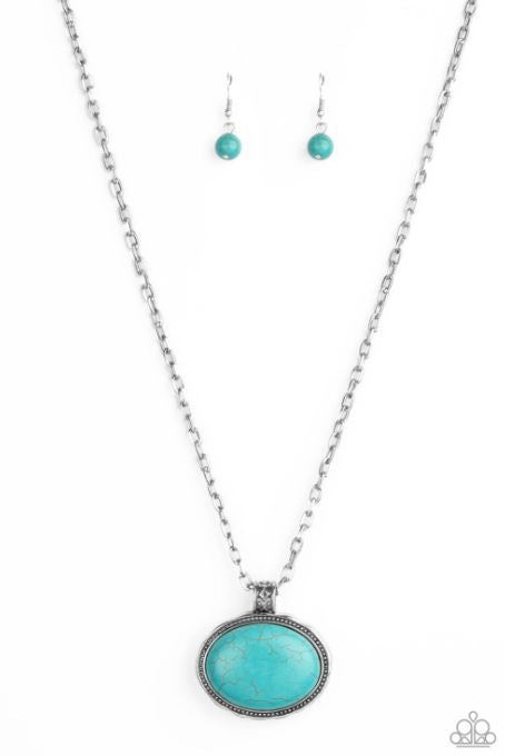 Sedimentary Colors Blue Necklace