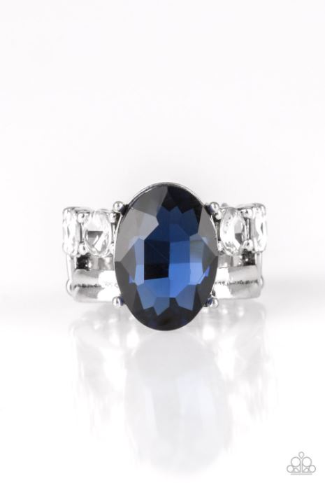 Shine Bright Like A Diamond Blue  Ring