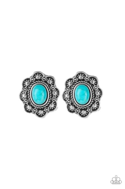 Springtime Deserts Blue Post Earring