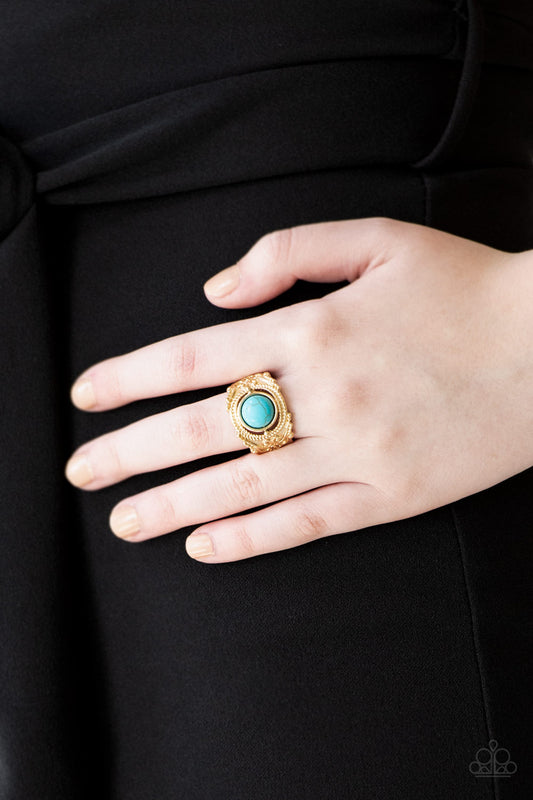 Stand Your Ground Gold Ring