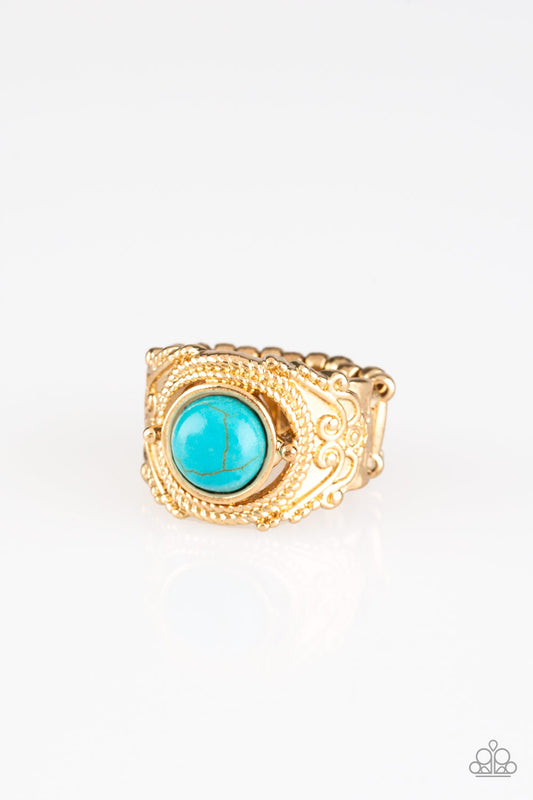 Stand Your Ground Gold Ring