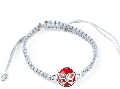 Starlet Shimmer Red Butterfly Bracelet