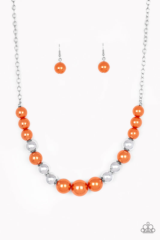 Take Notice Orange Necklace