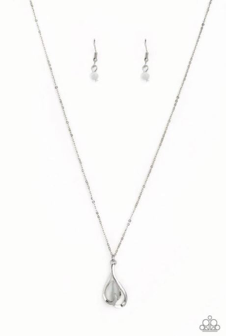 Tell Me A Love Story White Necklace