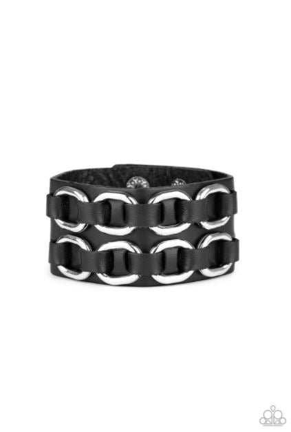 Throttle It Out Black Urban Bracelet