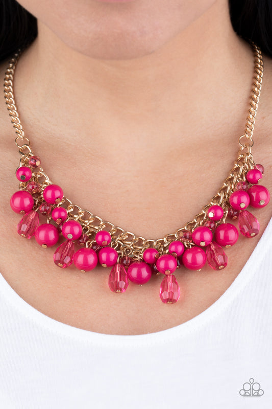 Tour De Trendsetter Pink Necklace