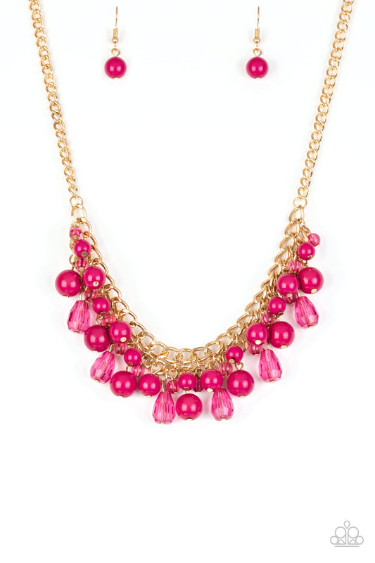 Tour De Trendsetter Pink Necklace