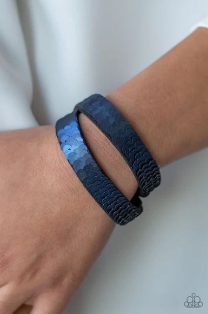 Under The SEQUINS Blue Urban Bracelet