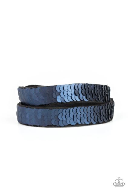 Under The SEQUINS Blue Urban Bracelet