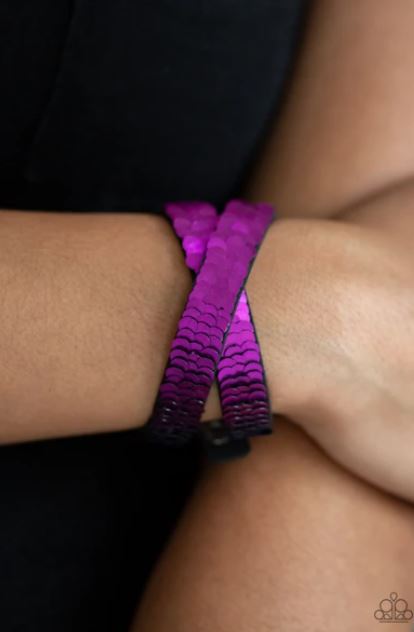 Under The SEQUINS Purple Urban Bracelet