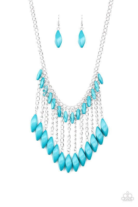 Venturous Vibes Blue Necklace