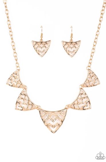 Welcome To The Lion's Den Gold Necklace