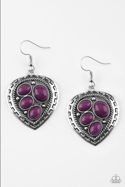 Wild Heart Wonder Purple Earring